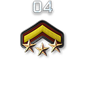 Soldado 2º Classe 3 Estrelas