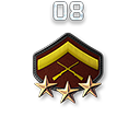 Soldado 1º Classe 3 Estrelas